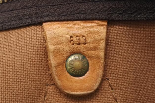 LOUIS VUITTON ハンドバッグ モノグラム スピーディ40 ブラウン