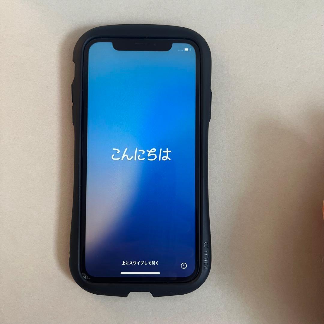 【訳あり】 iPhone XR ブラック SIMフリー iFaceカバー付