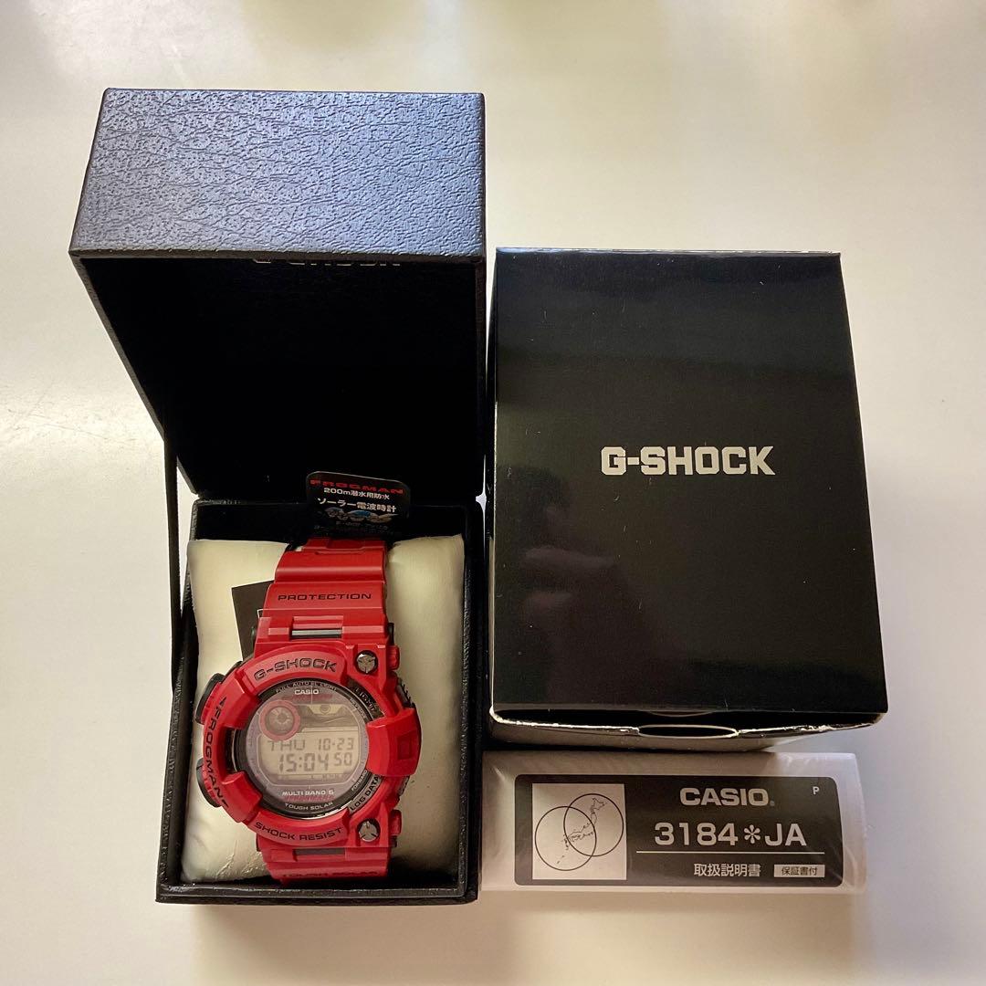 『ニャン太郎』美品G-SHOCKフロッグマンGWF-1000RD-4JF