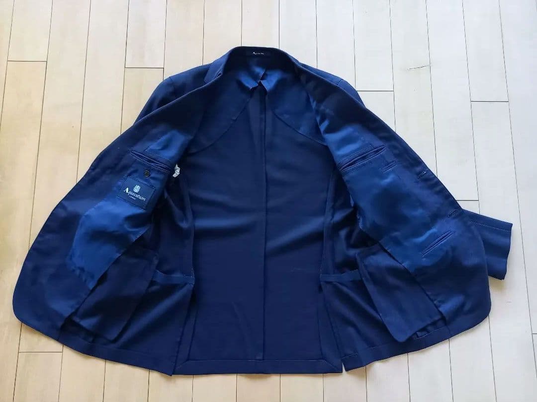 Aquascutum 紺ブレザー　AB7