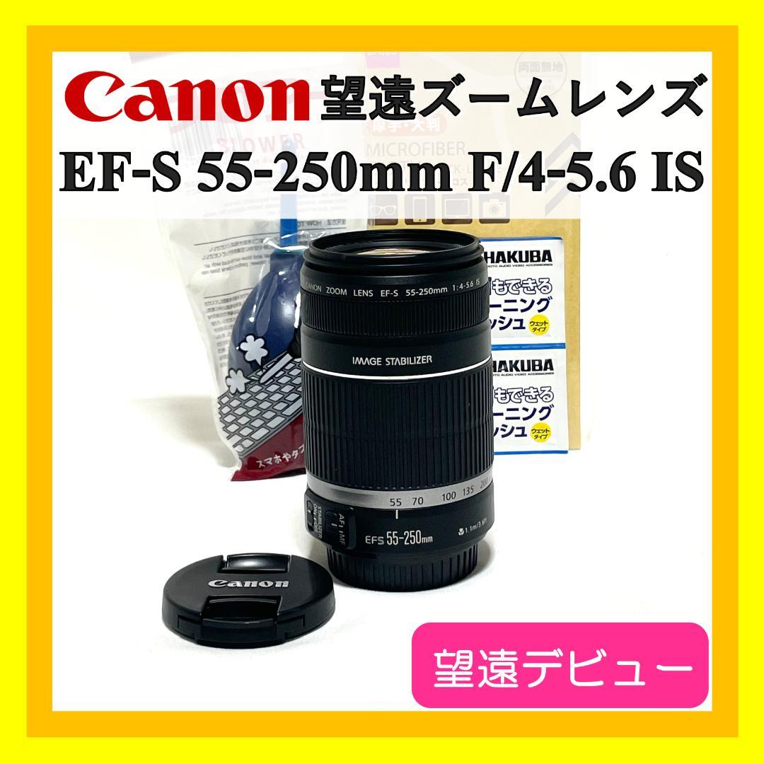 持ち運び便利❣️ Canon EF-S 55-250mm IS 手ブレ補正