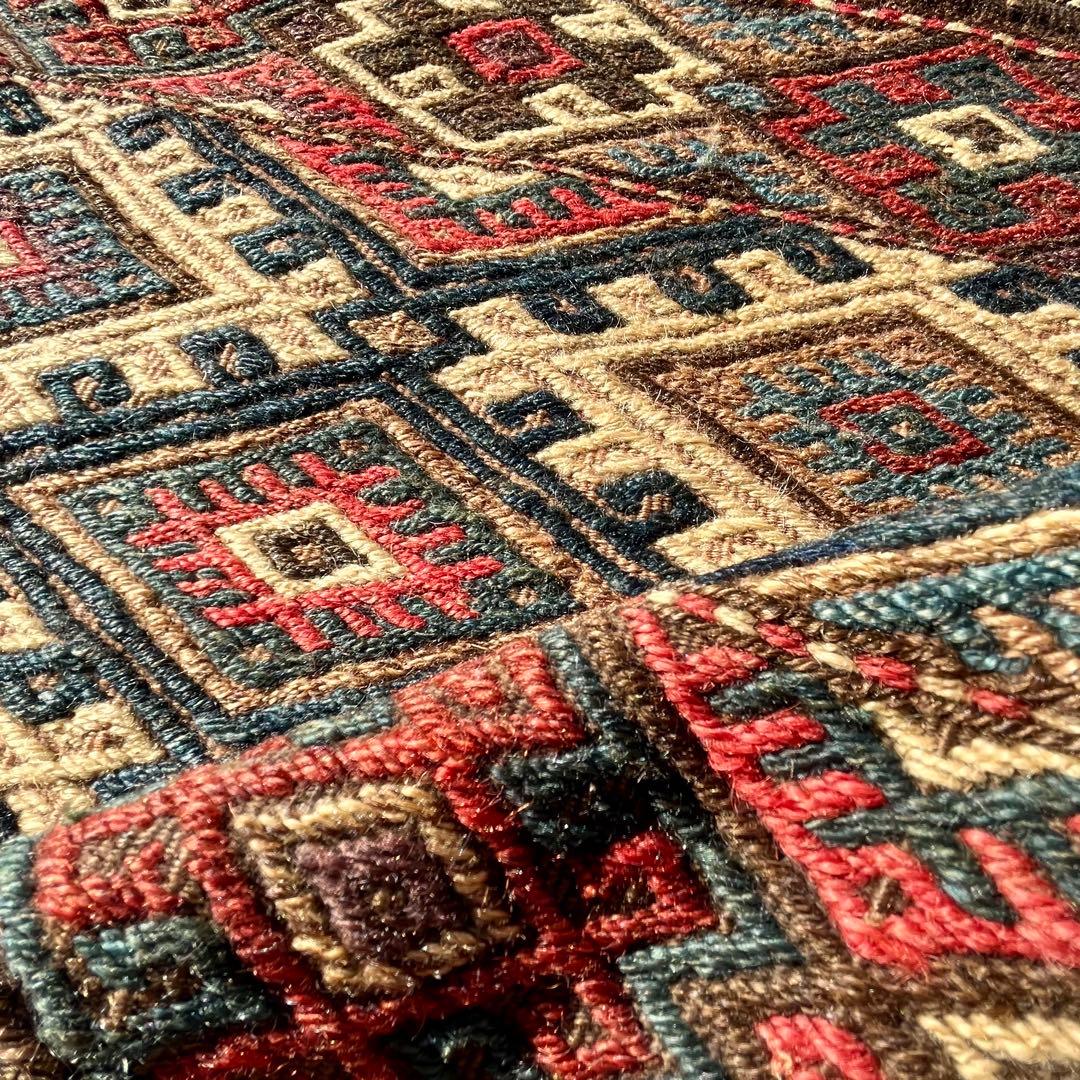 アンティークキリム/ジジム シャーサヴァン族？の袋表 手織りトライバルラグ