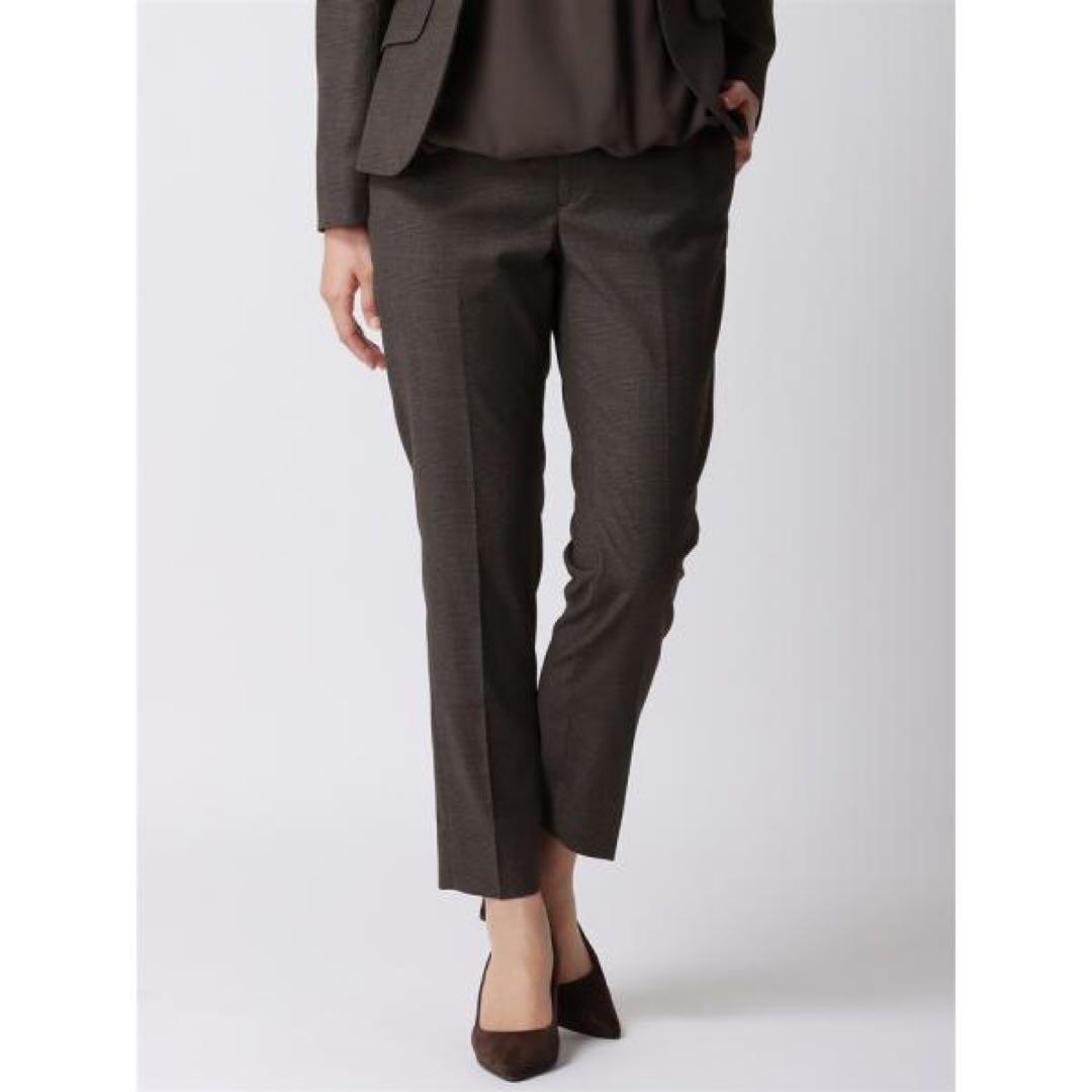 スーツカンパニー グレンチェック スーツ ブラウン 40 ブラウン