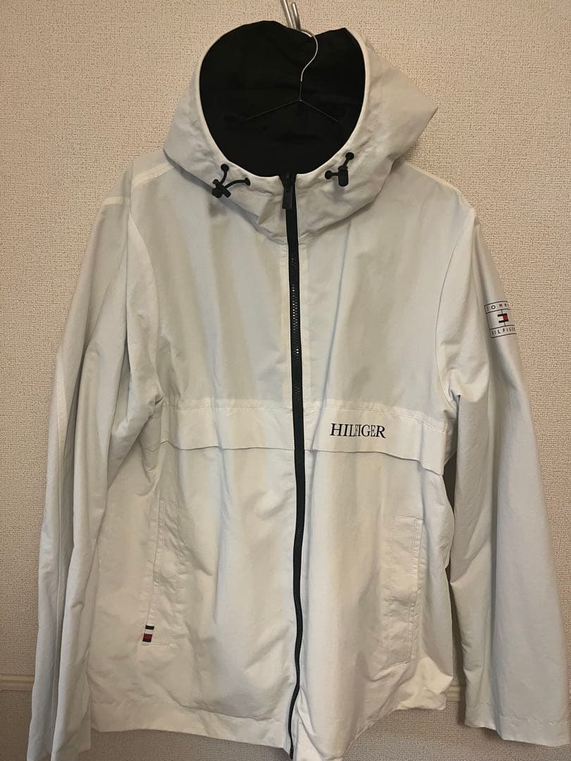   ナイロンジャケット XL ホワイト/ブラック