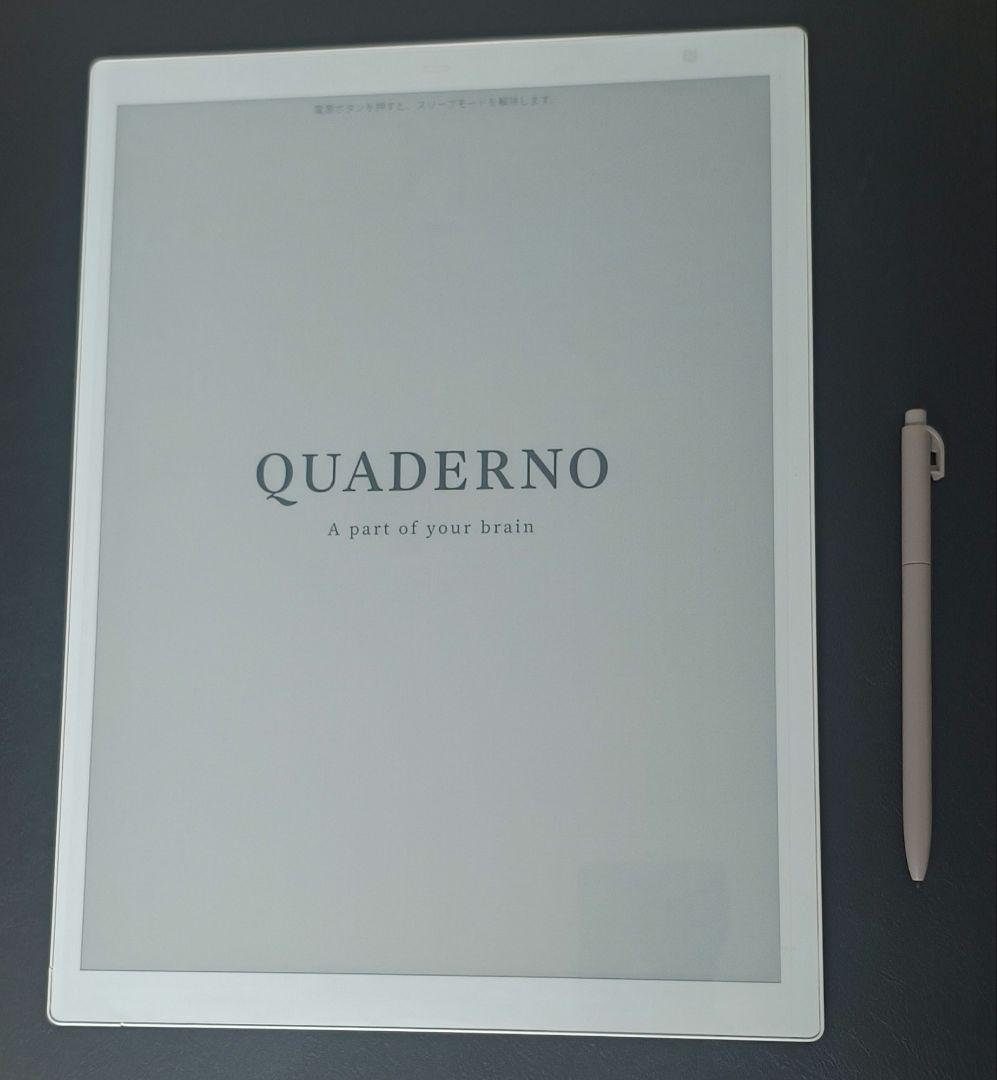 QUADERNO A4 (Gen.2) FMVDP41 純正カバー付き