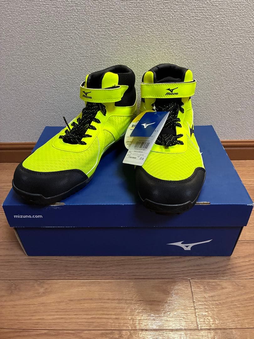 【新品未使用•箱付】MizunoオールマイティSD1 3H 27.0cm 安全靴