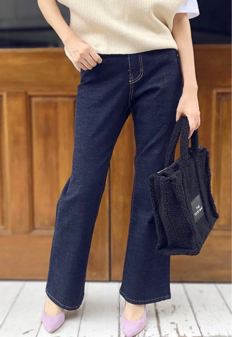 【新品未使用品】INDIMARK インディマーク フレア デニム インディゴ