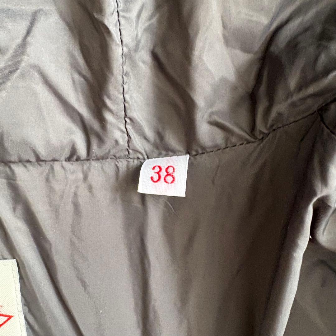 【美品✨】DANTON ダウンジャケット フーディ ブラック ライト フード