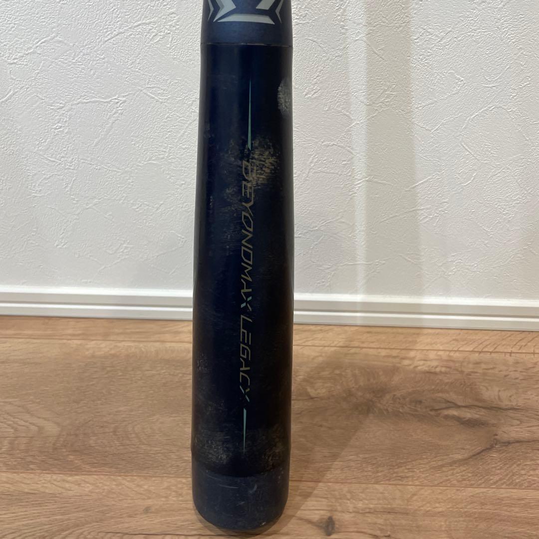 カツMizuno BEYOND LEGACY 軟式バット ネイビー