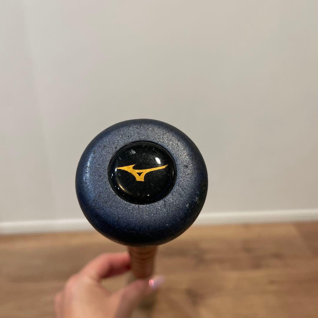 カツMizuno BEYOND LEGACY 軟式バット ネイビー