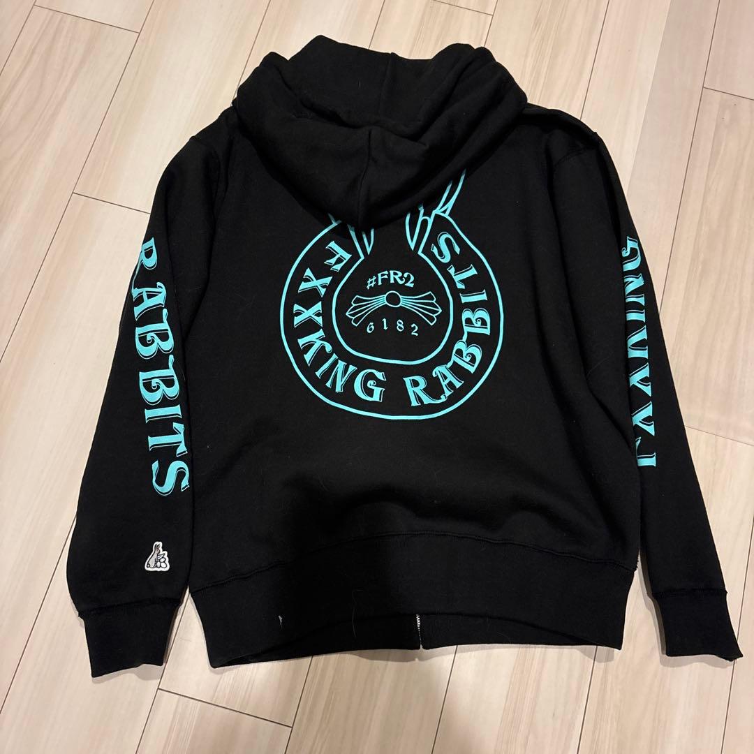 FR2 月桃 ジップアップパーカー クロム柄 M 即完売品