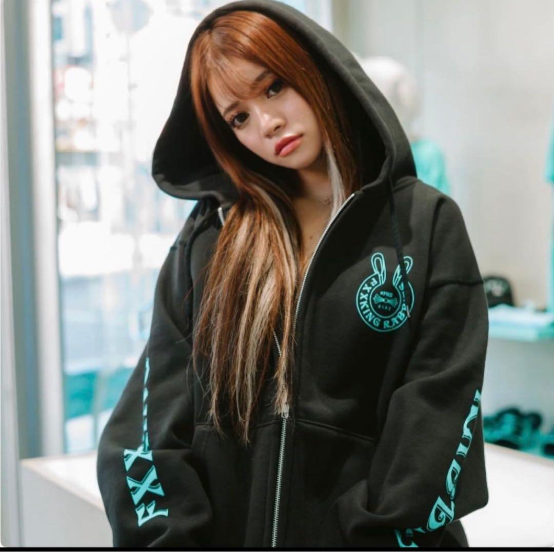 FR2 月桃 ジップアップパーカー クロム柄 M 即完売品