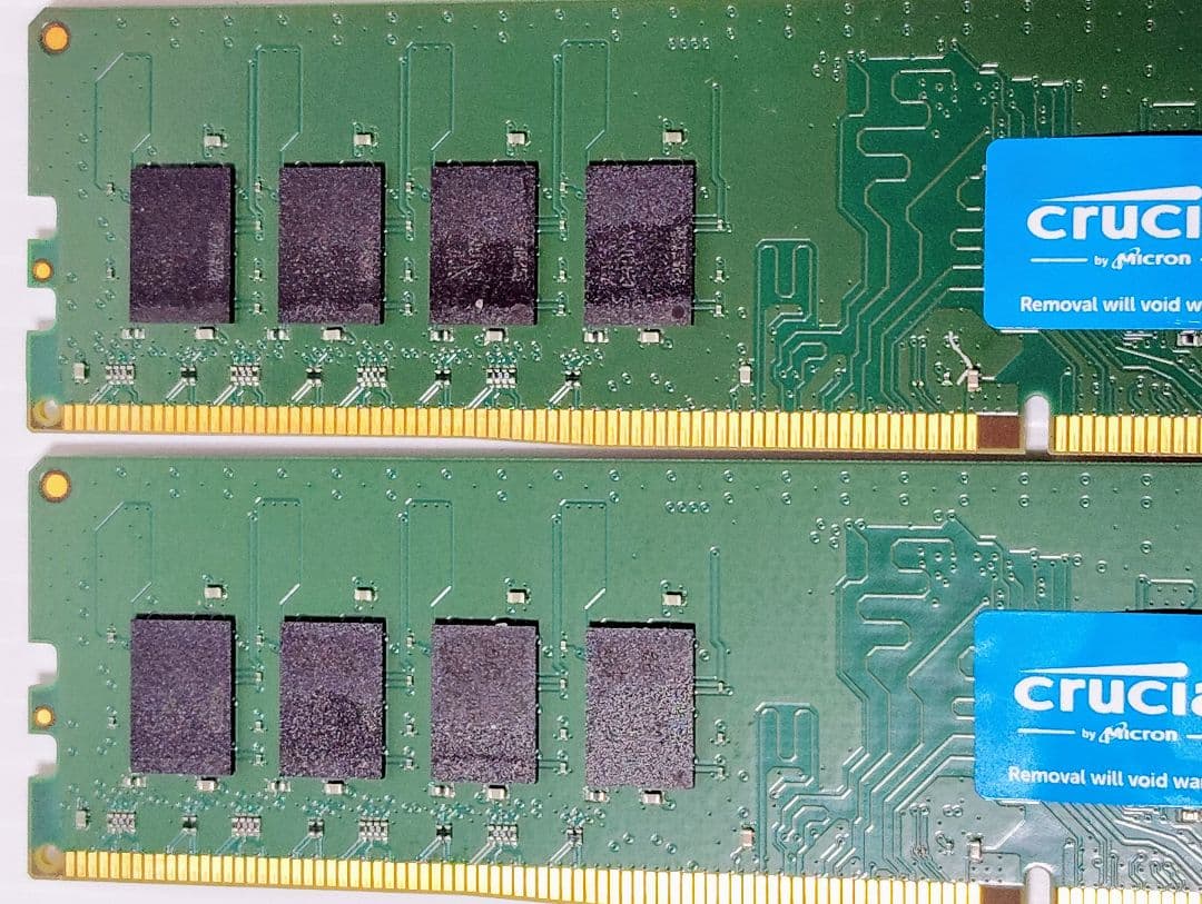 Crucial DDR4-3200 64GB（32GB×2）実働品
