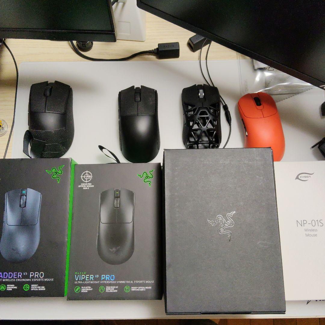 ゲーミングマウスセット Razer Viper v3 pro など
