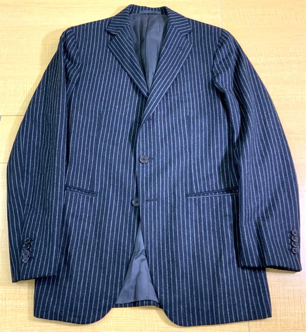 カルーゾ　CARUSO ストライプ　伊勢丹メンズ館　46