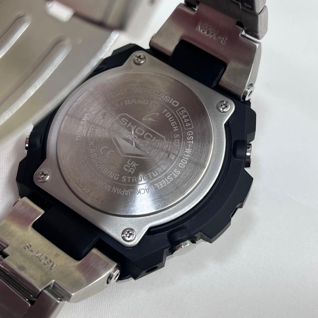 【極美品】G-SHOCK GST-W110D 電波 タフソーラー 動作確認済み