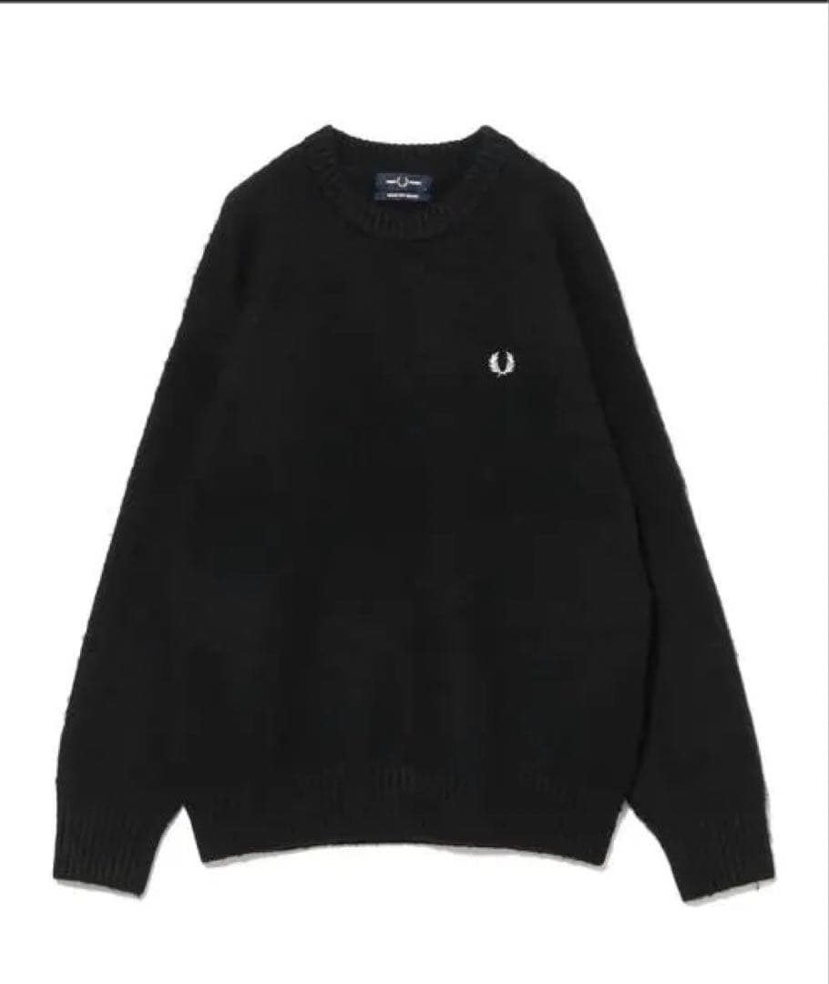 【別注】FRED PERRY / フラッフィー クルーネックニット