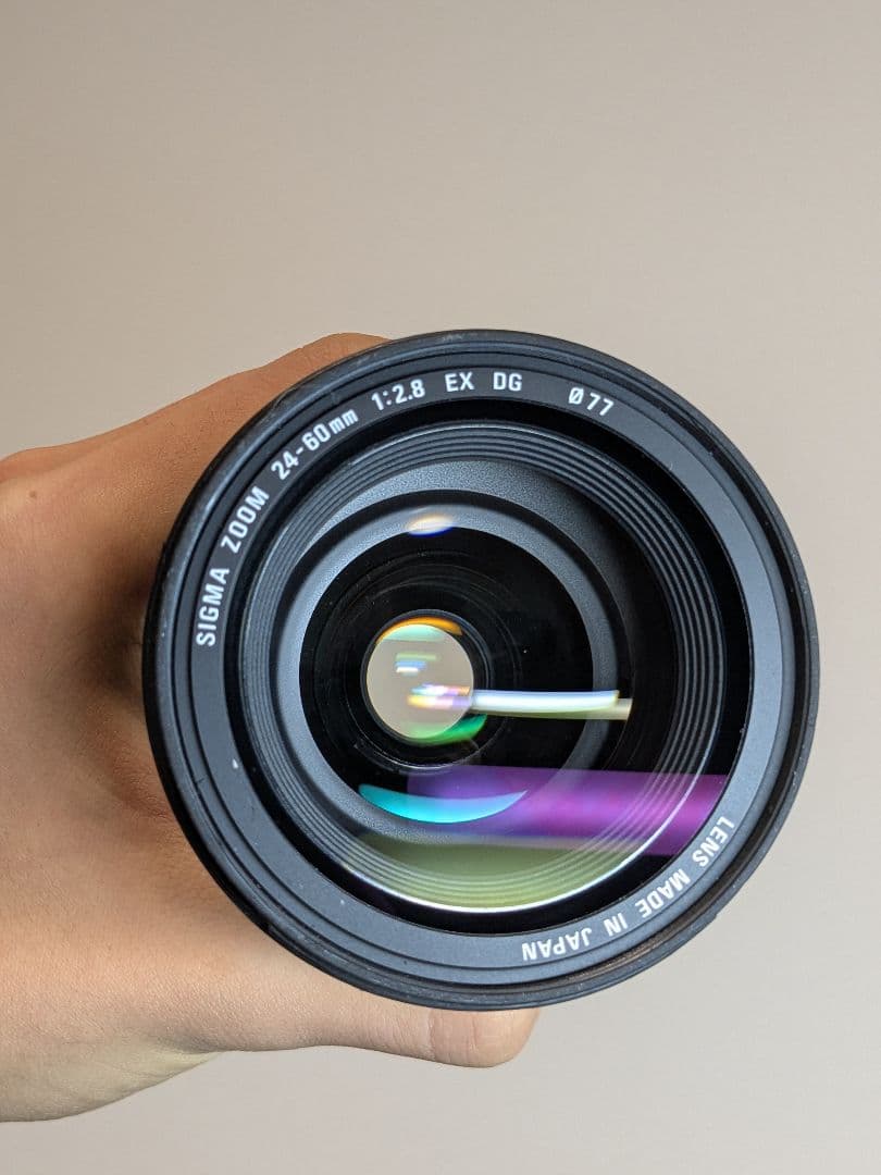 SIGMA 24-60mm 1:2.8 EX DG Canon EF フード付き