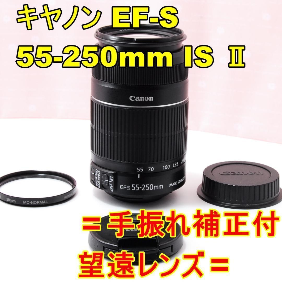 〓望遠レンズ〓キヤノン EF-S 55-250mm F4-5.6 IS Ⅱ