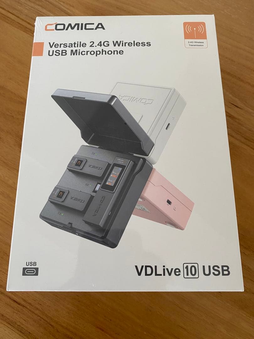 iPhone、一眼レフカメラ、PC用ワイヤレスピンマイク