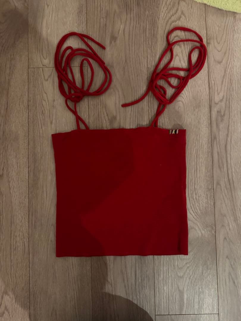 ronherman extreme cashmere 赤 キャミソール