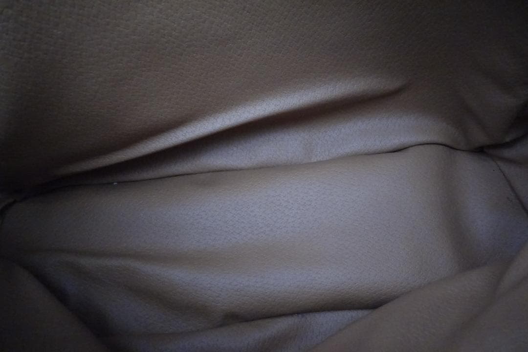 CELINE セリーヌ マカダム ハーフムーン ハンドバッグ ブラウン