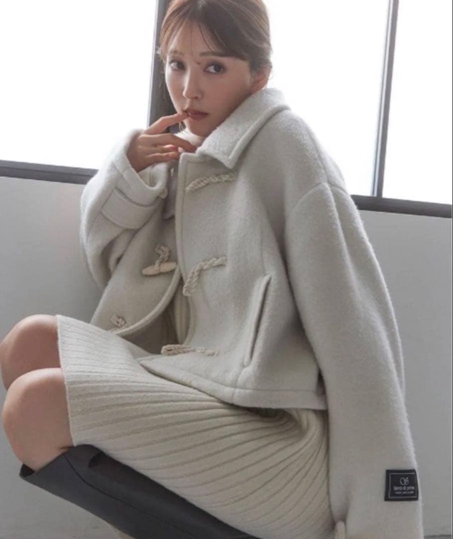 スナイデル　ウールシャギーショートダッフル　0サイズ