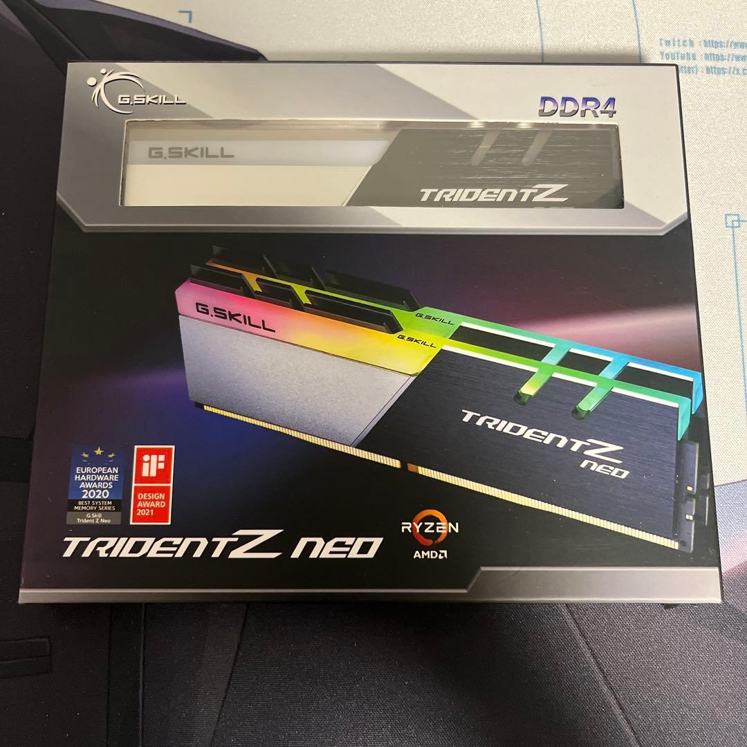 メモリー G.SKILL TRIDENT Z NEO DDR4 32GB 3200Mhz