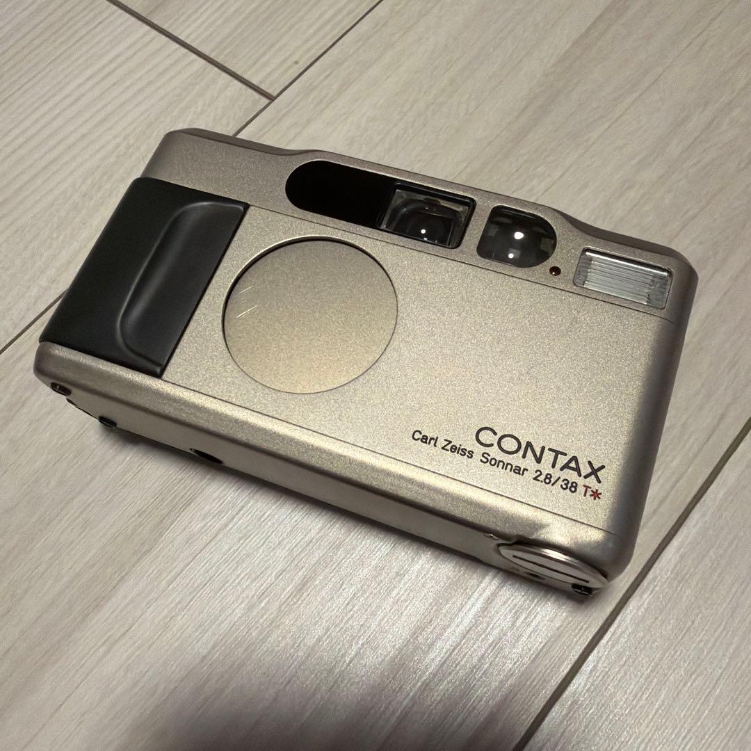 最終値下 CONTAX T2 コンパクトフィルムカメラ シルバー