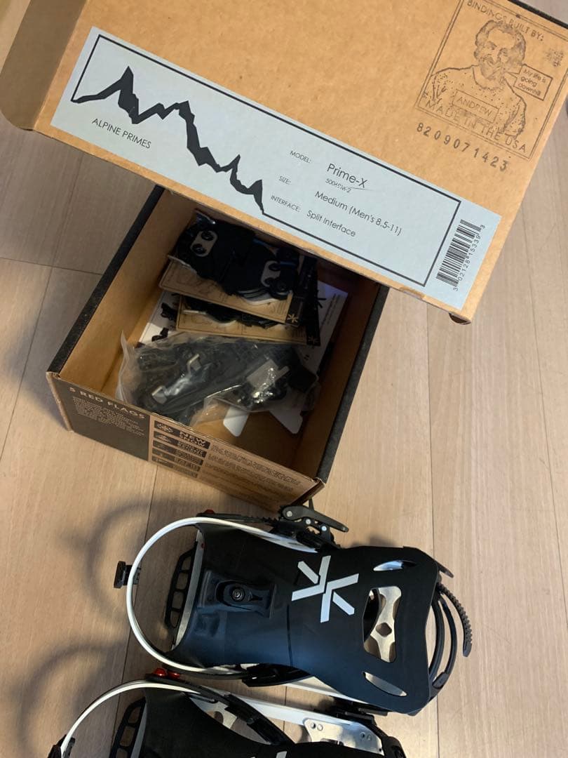 訳あり　カラコラム　Prime-X スノーボード ビンディング M