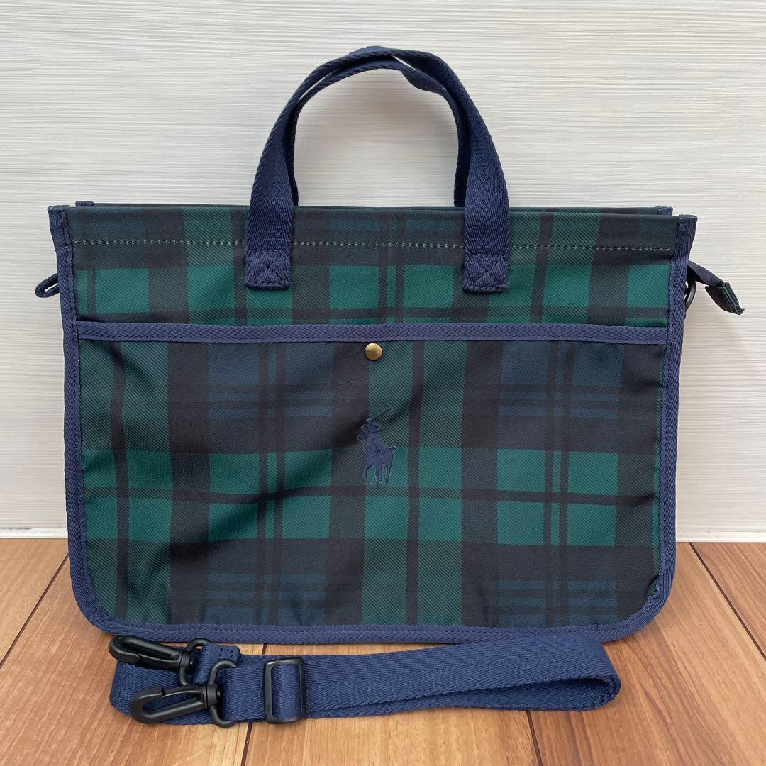 ラルフローレン プラッドオックス レッスンバッグ