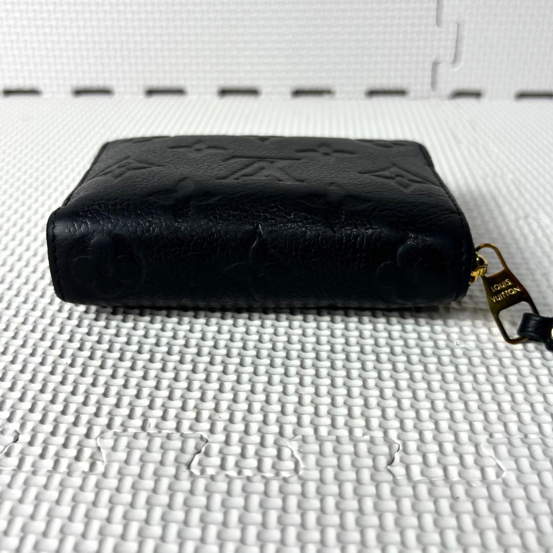 美品　ルイヴィトン　ジッピーパース　モノグラム　アンプラント　ノワール