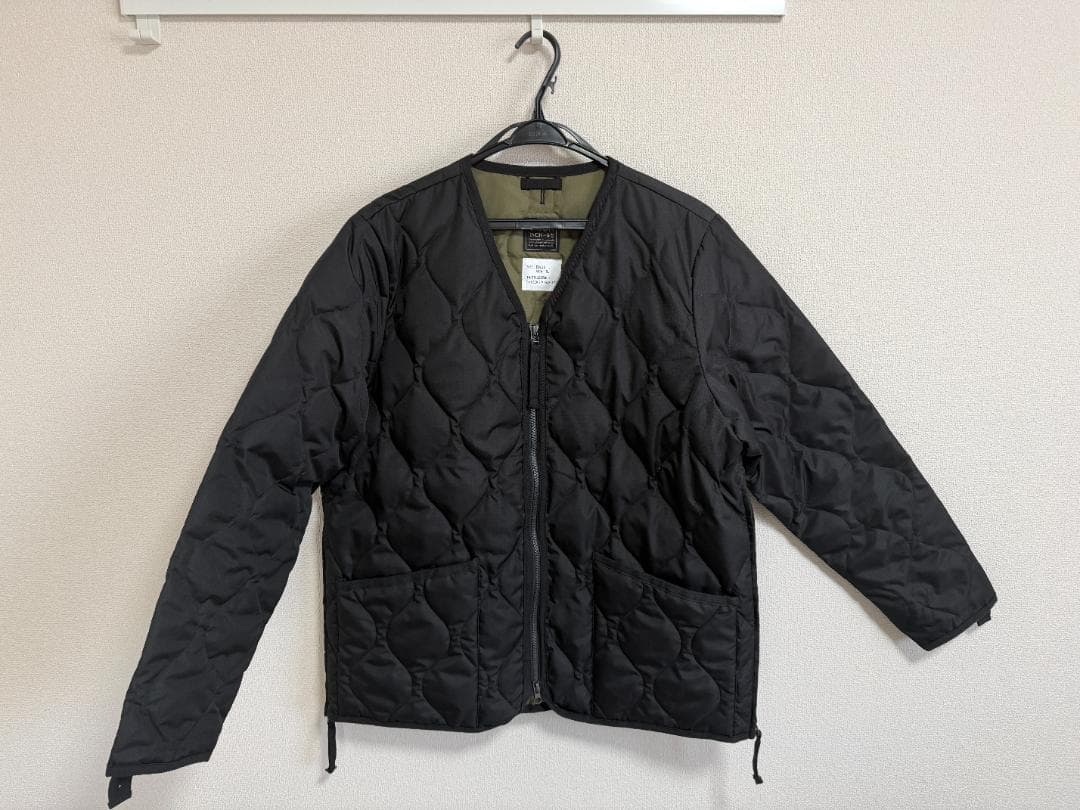 TAION ミリタリー Vネックジップ ダウンジャケット