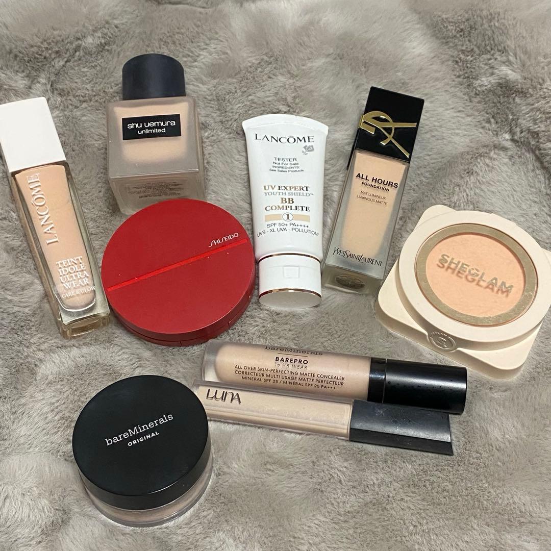 ベースメイクまとめ売り　ブルベ向け