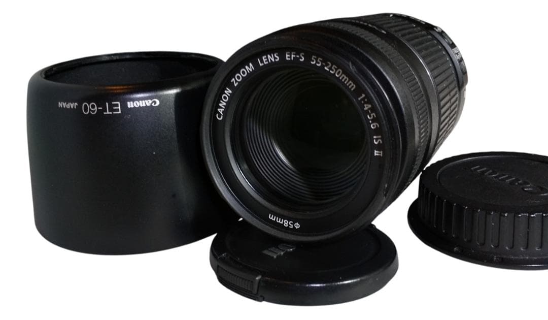 【美品】Canon EF-S 55-250mm IS II 望遠レンズ