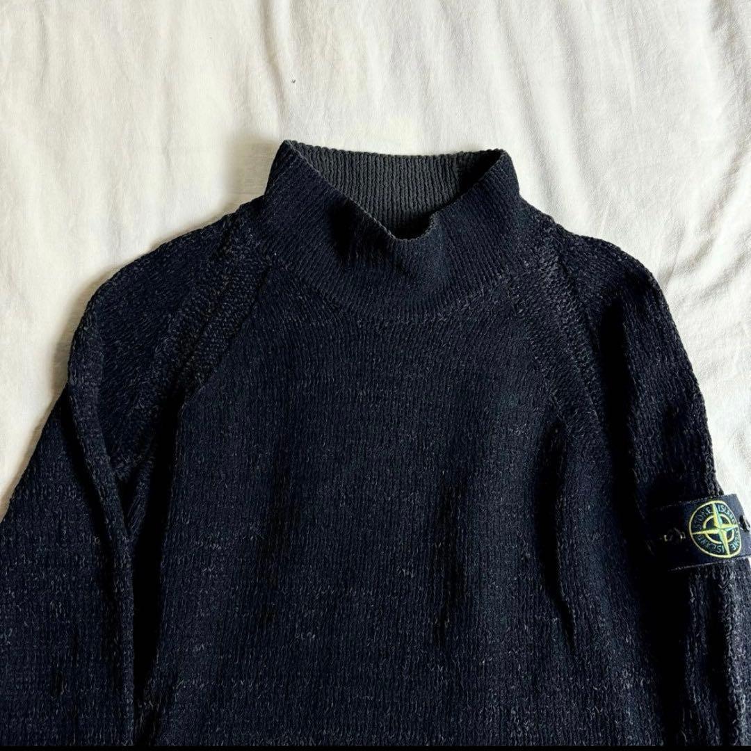 A*様 90s-00s STONE  ブラック ニット セーター