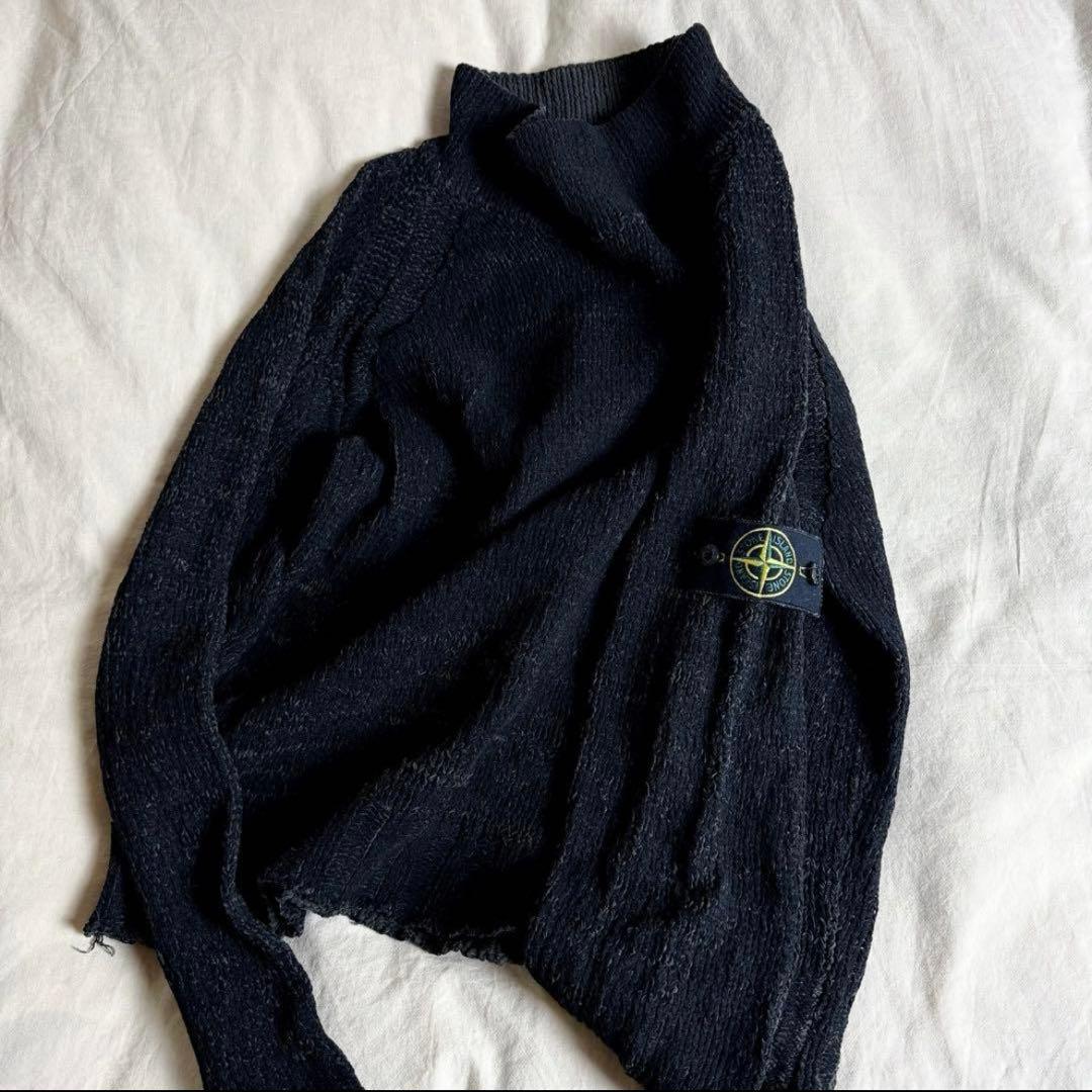 A*様 90s-00s STONE  ブラック ニット セーター