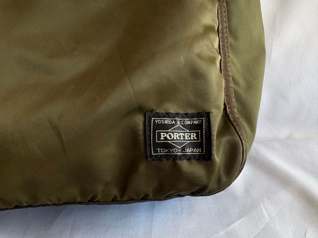 吉田カバン　PORTER　ポーター　フレーム　トートバッグ オリーブ色 2way