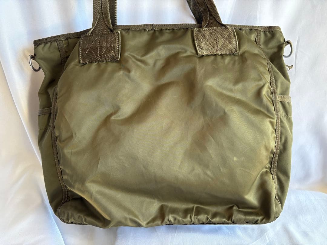 吉田カバン　PORTER　ポーター　フレーム　トートバッグ オリーブ色 2way