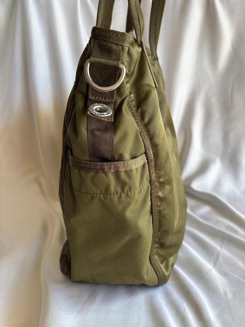 吉田カバン　PORTER　ポーター　フレーム　トートバッグ オリーブ色 2way