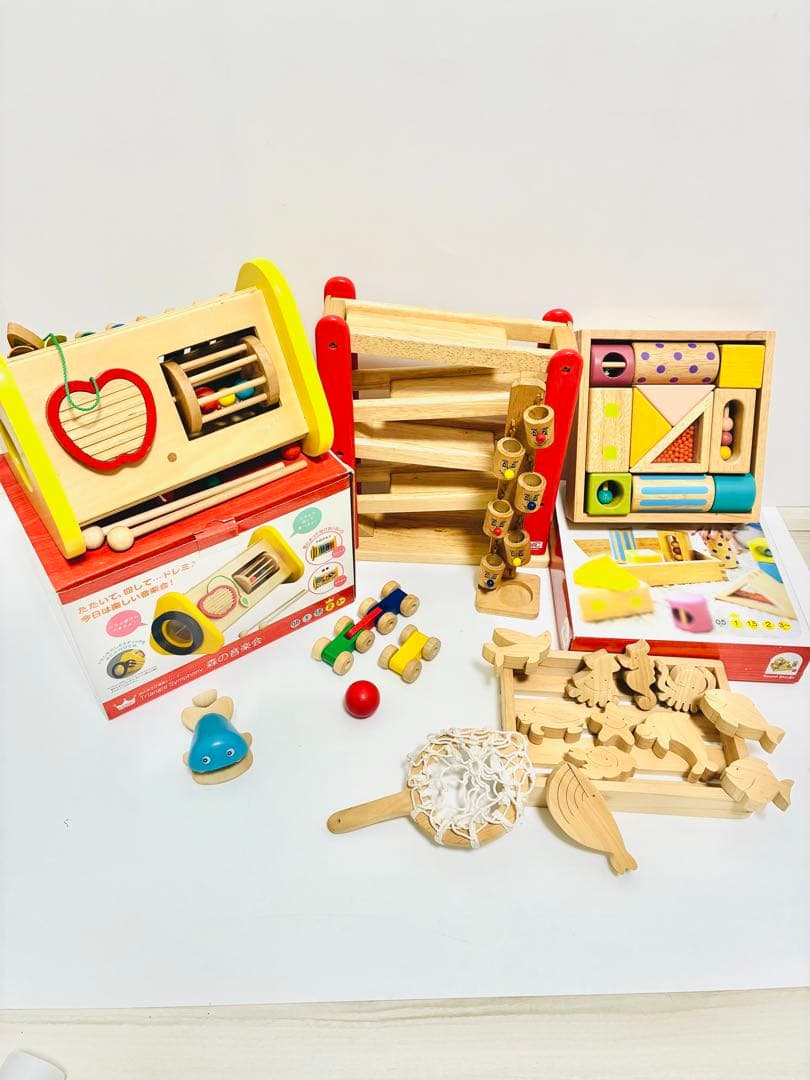 【豪華まとめ売り】木製知育おもちゃセット　BECK エドインター
