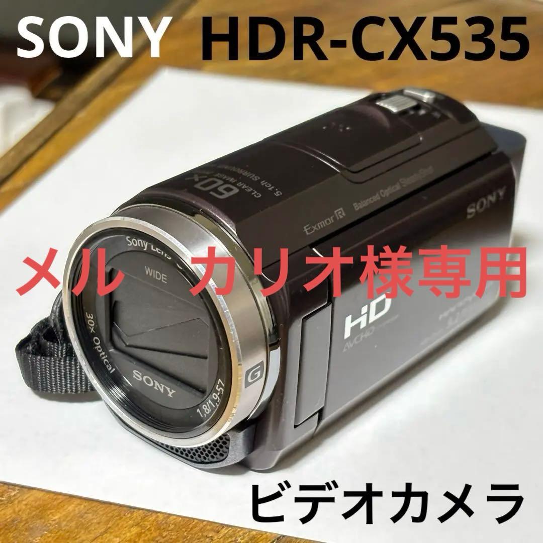 【良品】SONY ソニー HDR-CX535 ブラウン ビデオカメラ