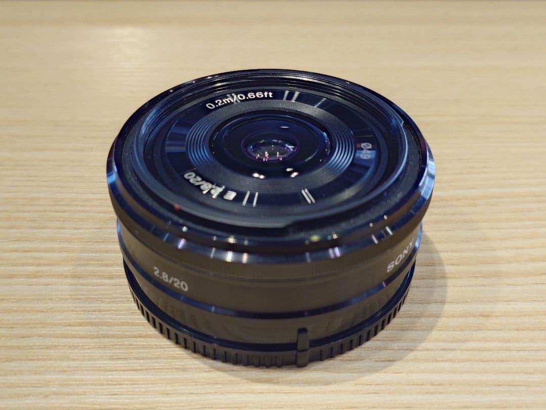 SONY E 20mm F2.8 Eマウント APS-C SEL20F28