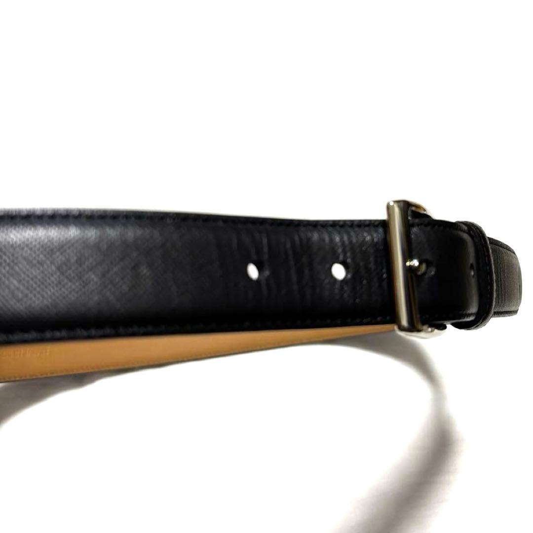 ラルフローレン　レザーベルト　ブラック　本革　牛革　美品