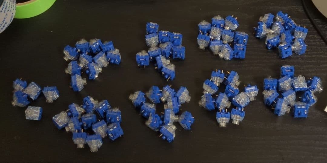 キーボード Kailh Deep Sea Silent Box Switch Islet