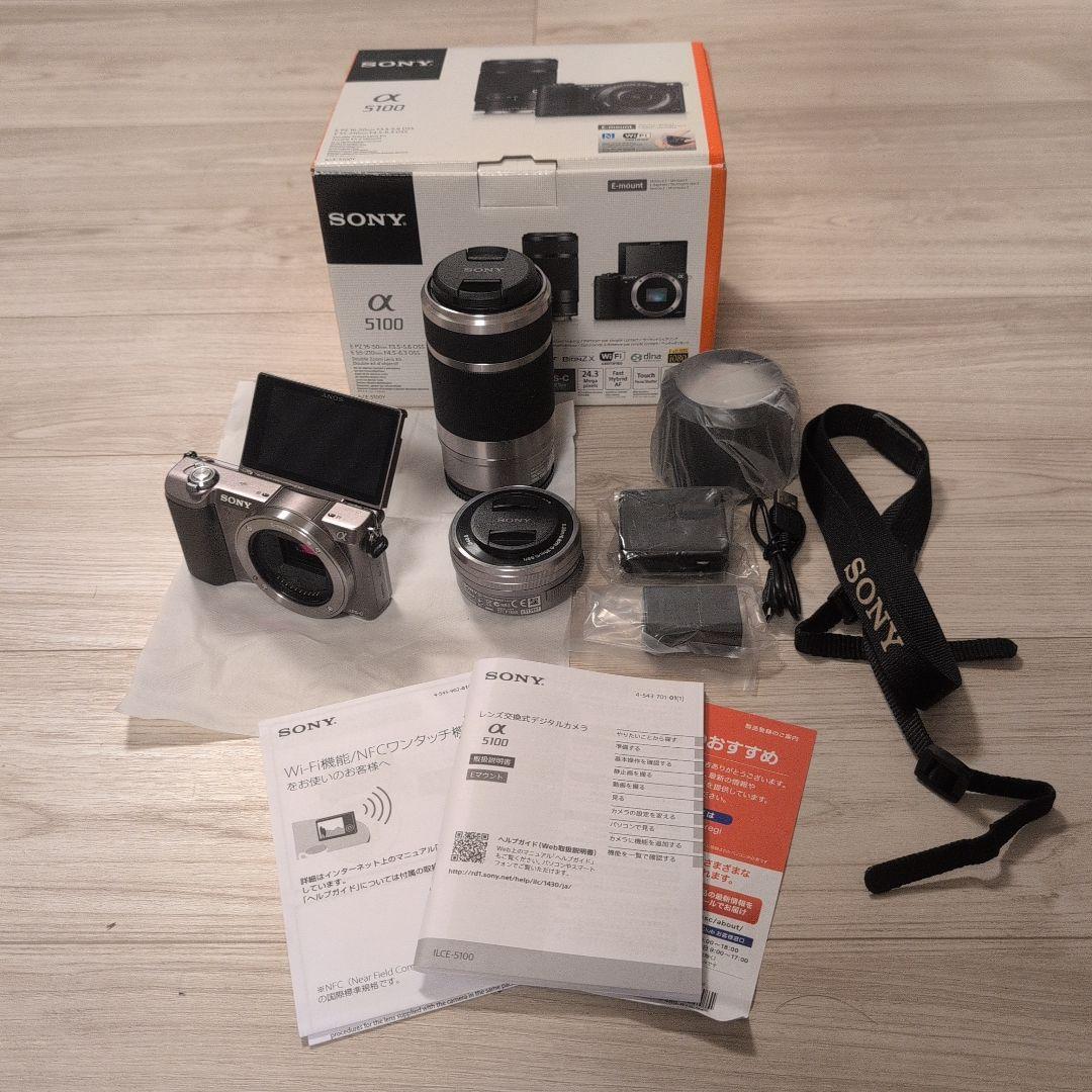SONY α5100 ミラーレス シルバー