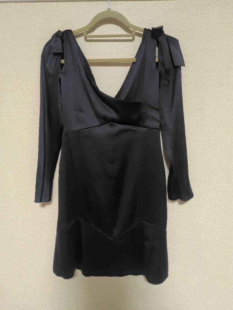 本日限定価格【CHANEL】ブラックシルクワンピース