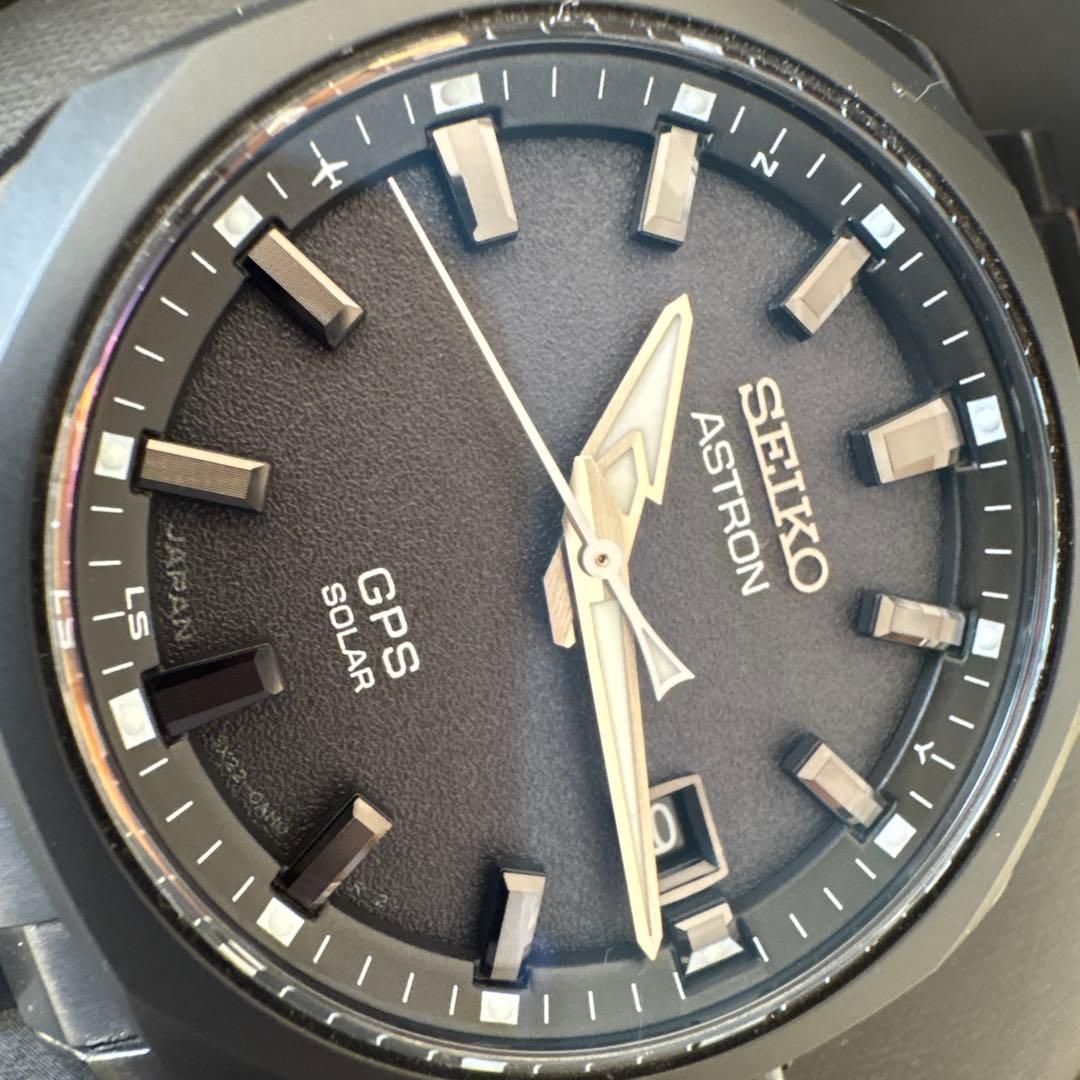 SEIKO ASTRON GPS SOLAR ☆ブラック☆黒☆箱あり☆高島屋☆