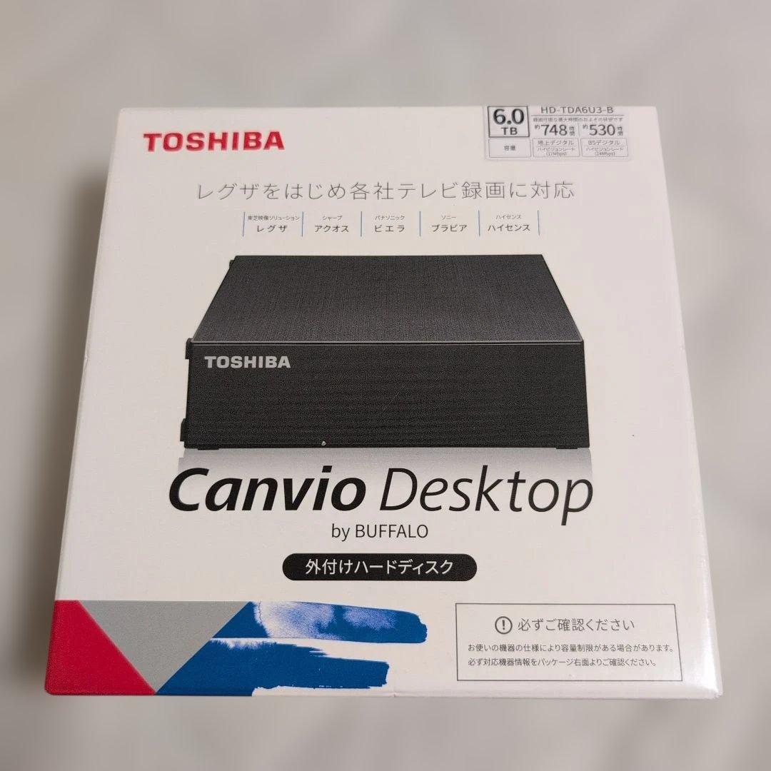 TOSHIBA Canvio Desktop　6.0TB 外付けハードディスク