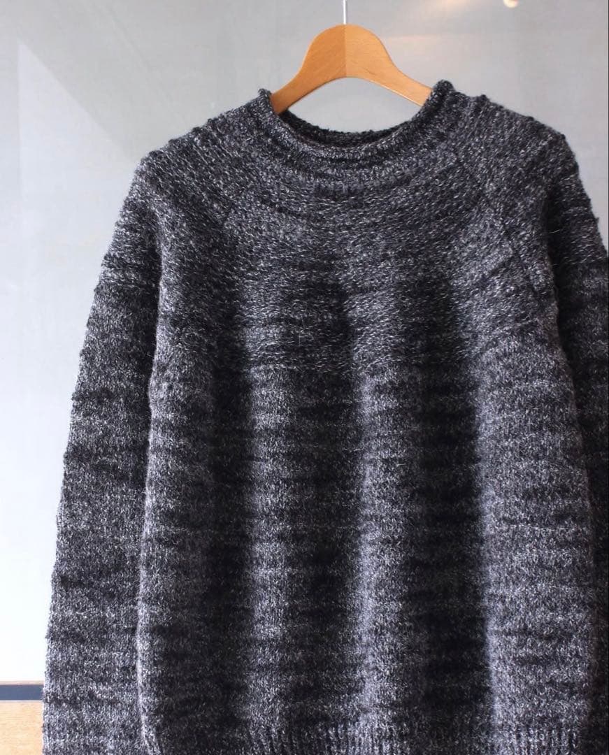 トップス NICENESS EGG MIX CHARCOAL M